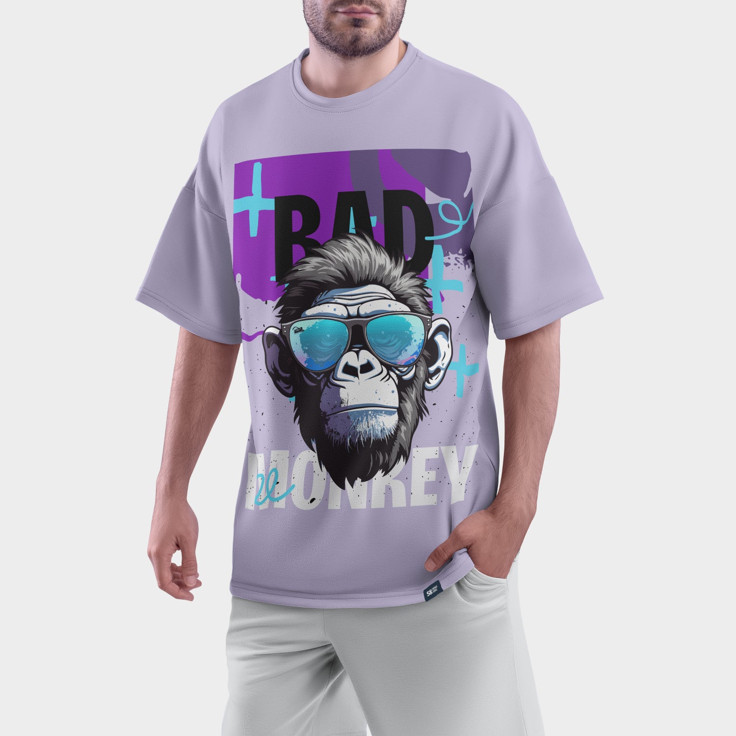 Bad Monkey Heavyweight Tee | Men's Oversized Graphic T-Shirt
