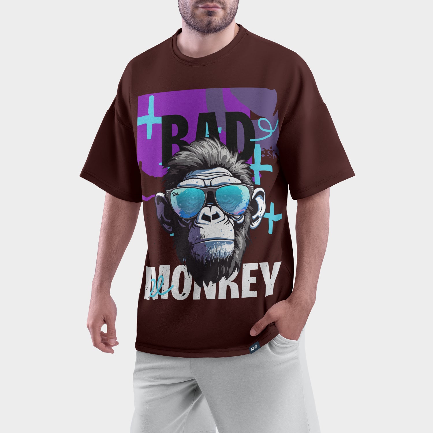Bad Monkey Heavyweight Tee | Men's Oversized Graphic T-Shirt