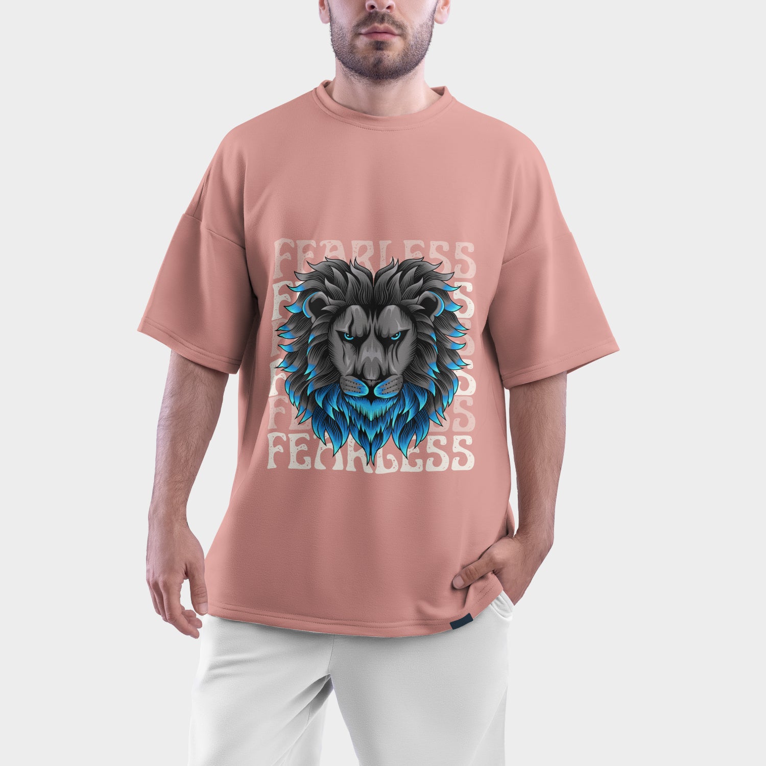 FEARLESS Heavyweight Tee | Men's Oversized Graphic T-Shirt