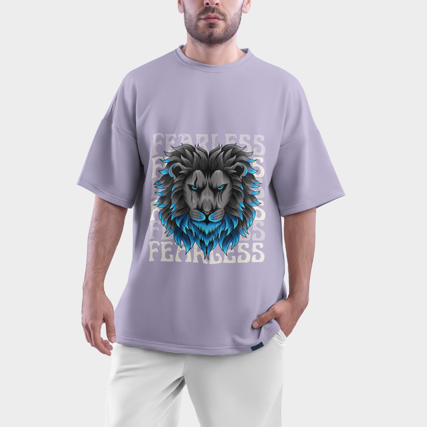 FEARLESS Heavyweight Tee | Men's Oversized Graphic T-Shirt