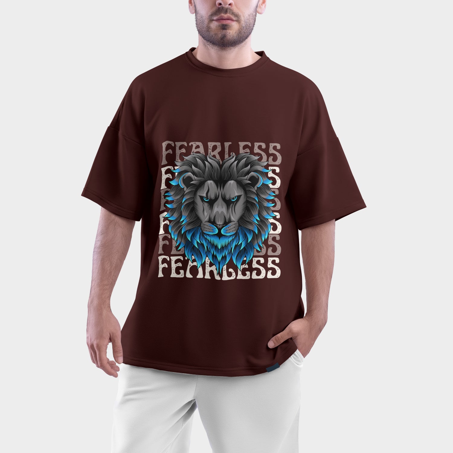 FEARLESS Heavyweight Tee | Men's Oversized Graphic T-Shirt