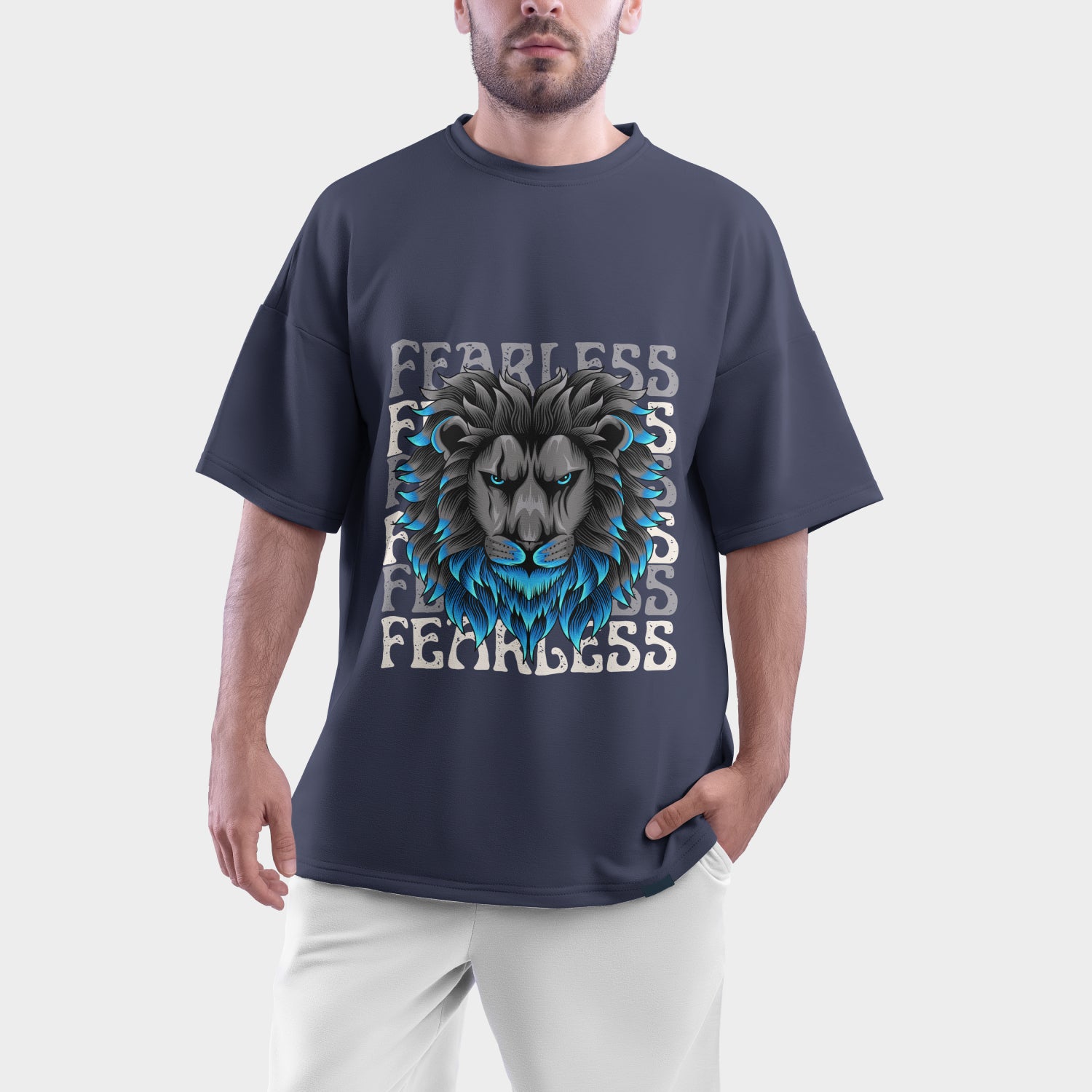 FEARLESS Heavyweight Tee | Men's Oversized Graphic T-Shirt