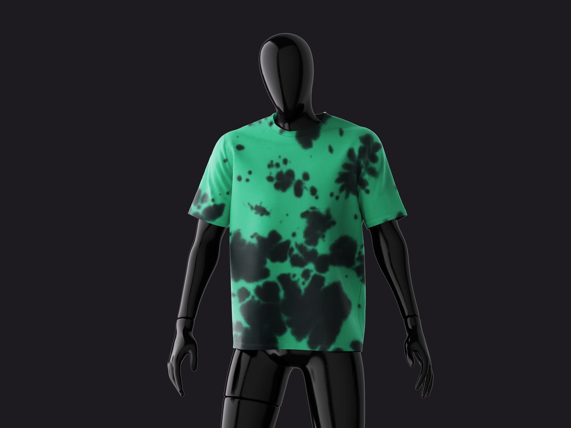 Acid-Core Tie-Dye Tee | Men's Heavyweight Oversized T-Shirt