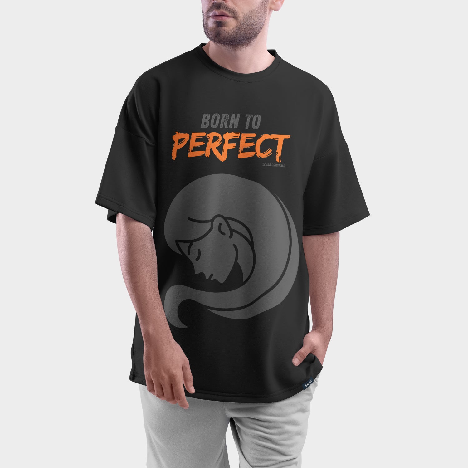 Born to Perfect Virgo Tee | Men's Oversized Graphic T-Shirt