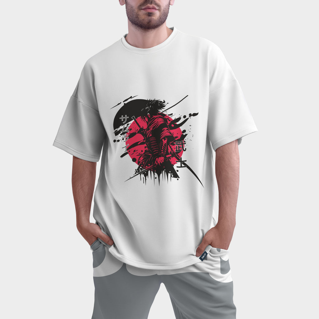 Shadow Ronin Oversized Tee | 280 GSM Heavyweight Graphic T-Shirt